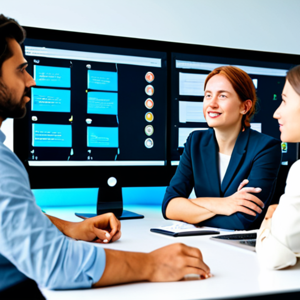 A diverse team of professional localization project managers, translators, and editors, dressed in modest business casual attire, collaborating around a large, modern conference table in a well-lit, contemporary office space. They are engaged in a professional discussion, with screens displaying translation software interfaces. Perfect anatomy, correct proportions, natural pose, well-formed hands, proper finger count, natural body proportions. Professional photography, high quality, realistic, soft studio lighting. Fully clothed, modest clothing, appropriate attire, professional dress, safe for work, appropriate content, professional.